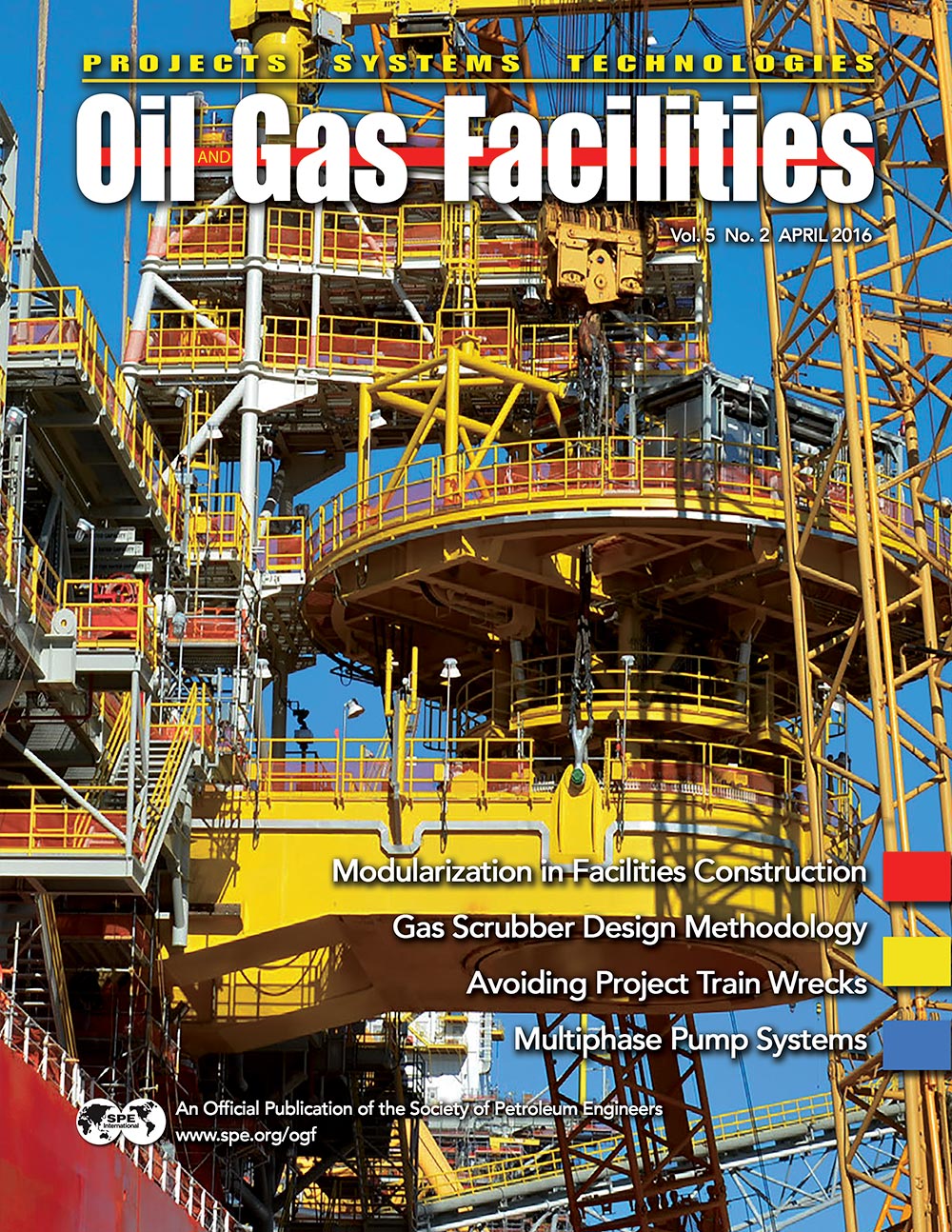 Oil and Gas Facilities April 2016 cover